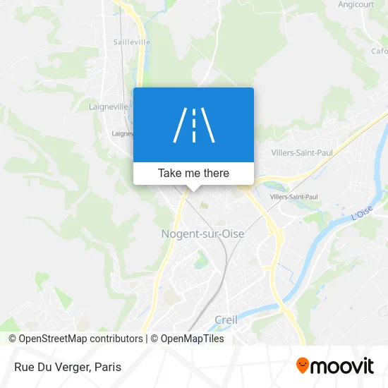 Rue Du Verger map