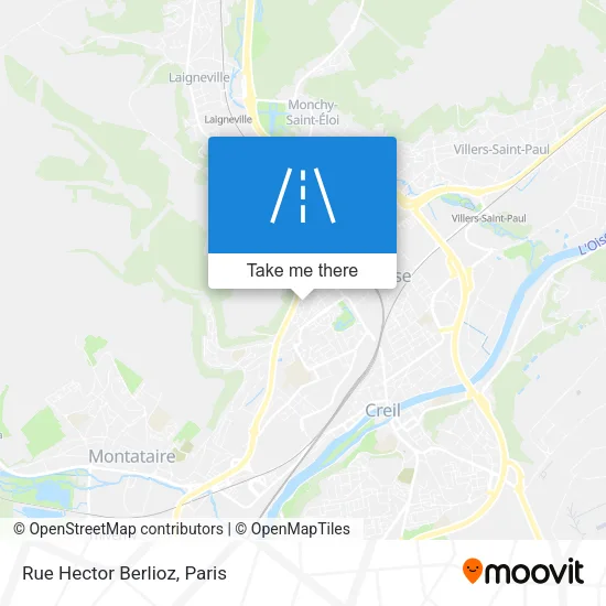 Rue Hector Berlioz map