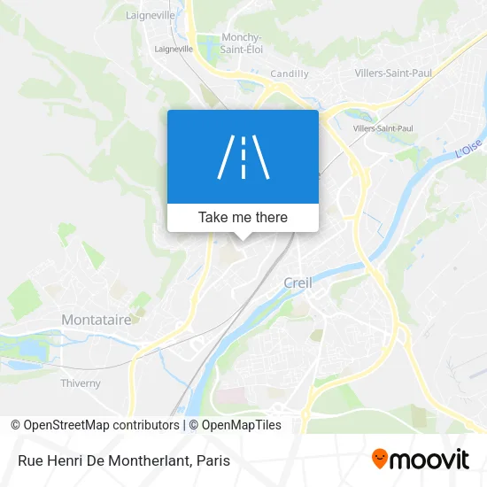 Rue Henri De Montherlant map