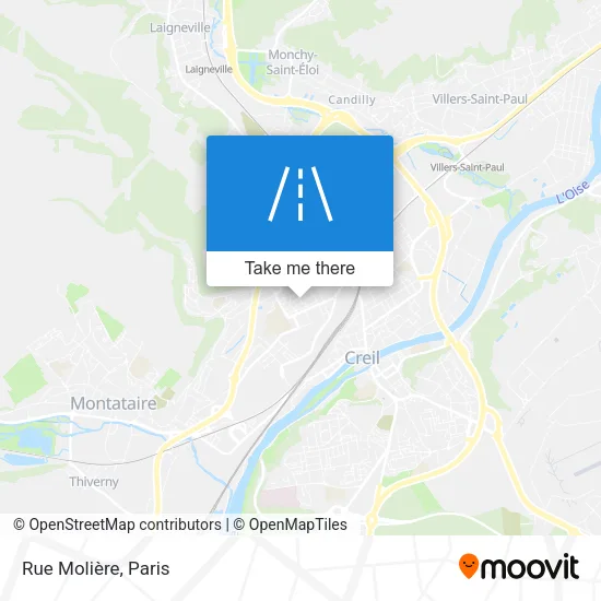 Rue Molière map