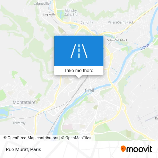 Rue Murat map