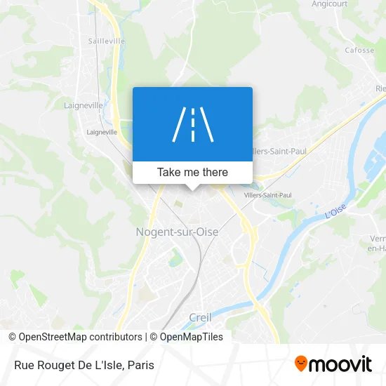 Rue Rouget De L'Isle map