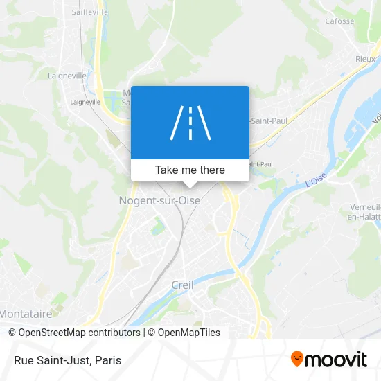 Rue Saint-Just map