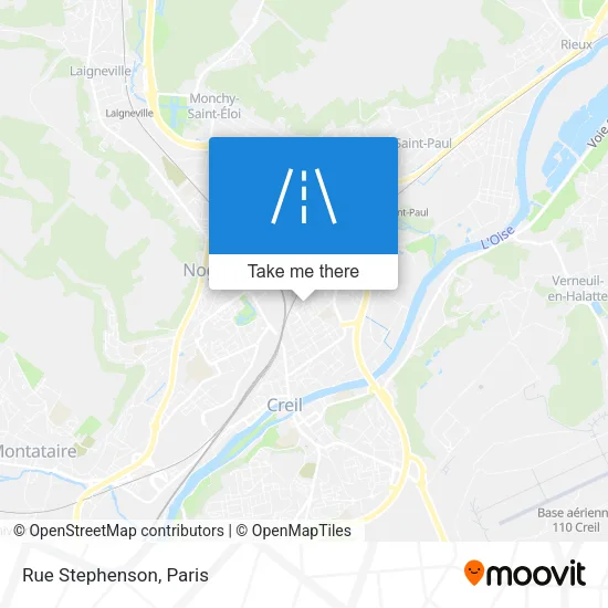 Rue Stephenson map