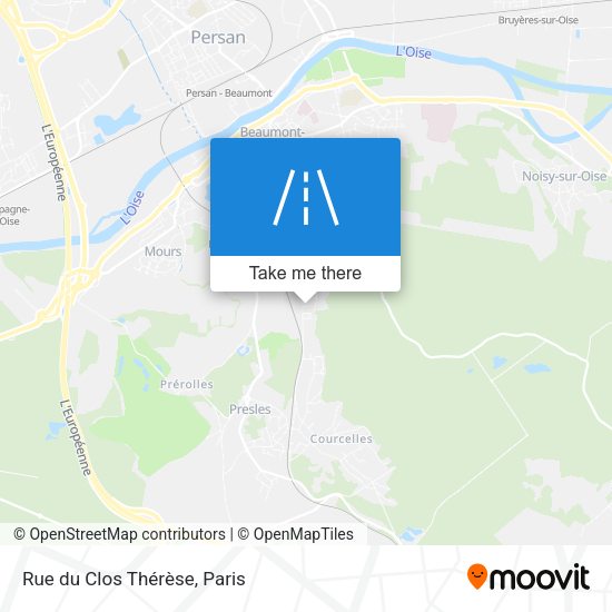 Rue du Clos Thérèse map