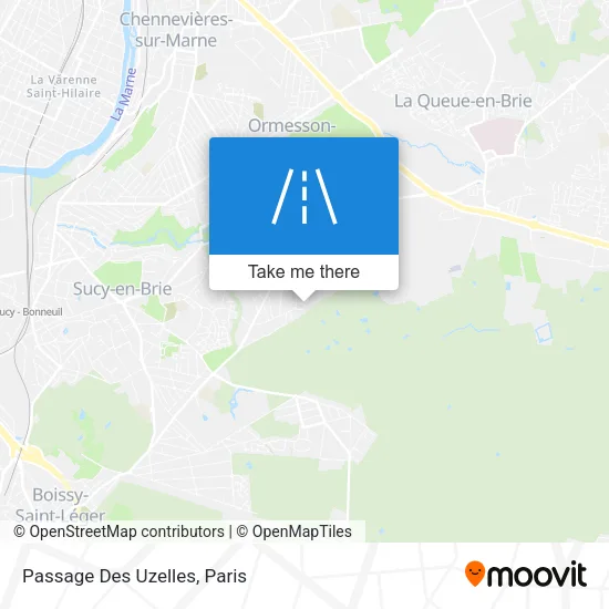 Passage Des Uzelles map