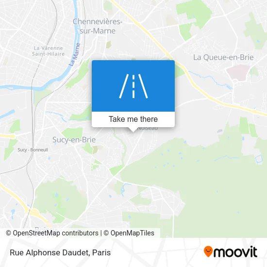 Rue Alphonse Daudet map