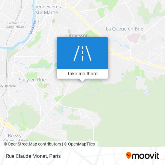Mapa Rue Claude Monet