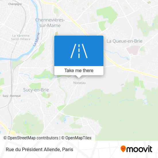 Rue du Président Allende map