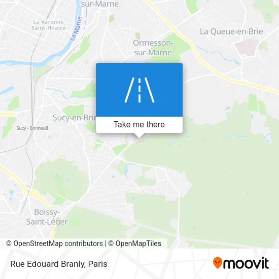 Rue Edouard Branly map