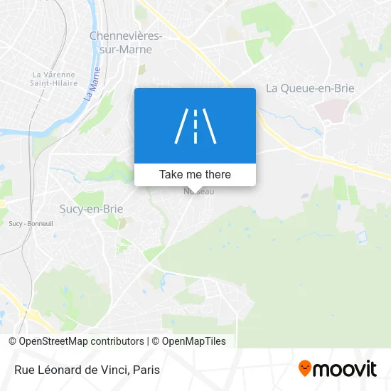 Rue Léonard de Vinci map