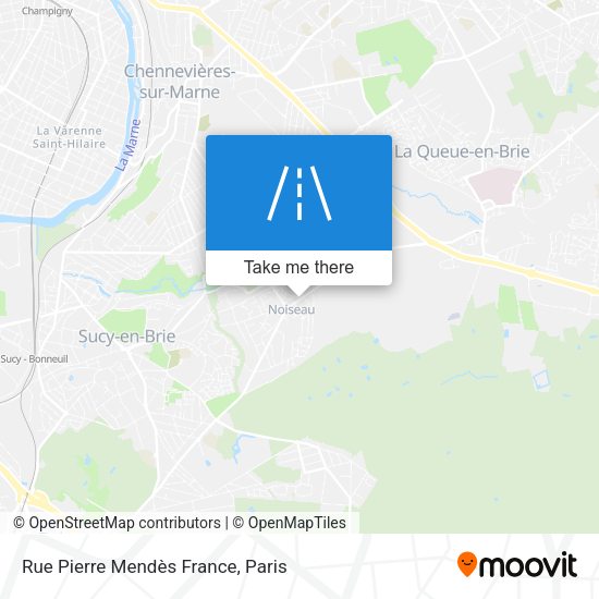 Rue Pierre Mendès France map