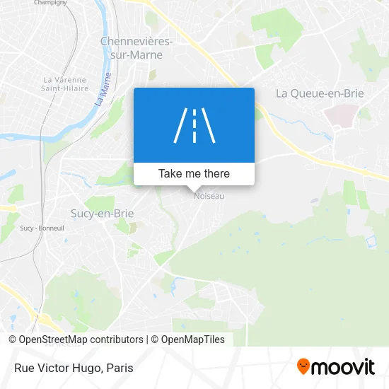 Rue Victor Hugo map
