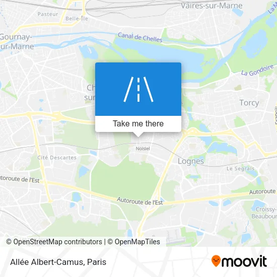 Allée Albert-Camus map