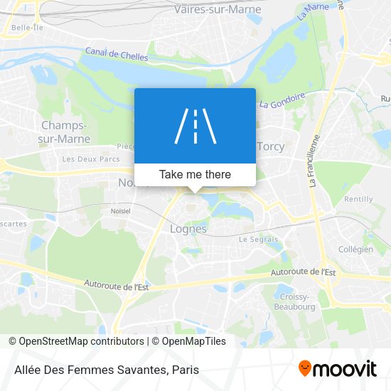 Allée Des Femmes Savantes map