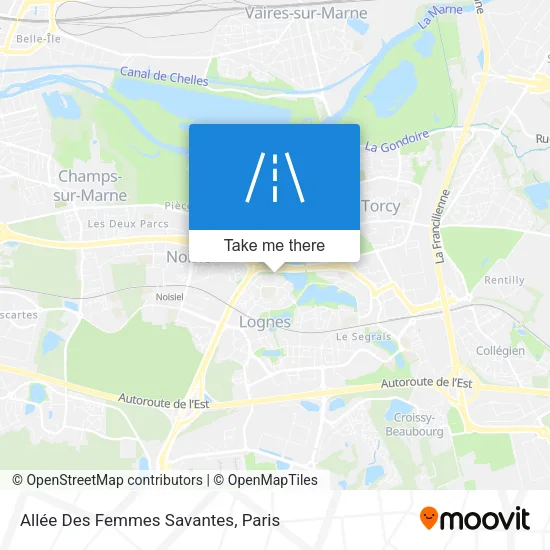 Allée Des Femmes Savantes map
