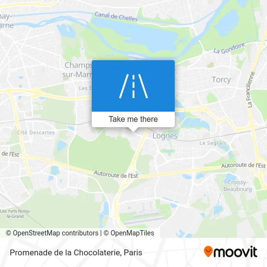 Promenade de la Chocolaterie map