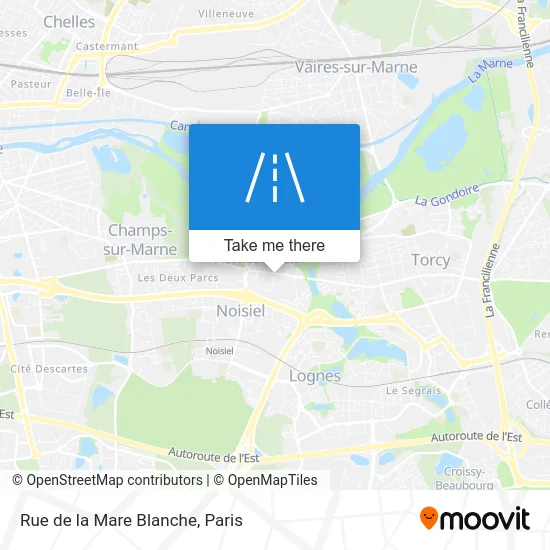 Rue de la Mare Blanche map