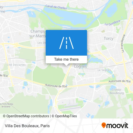 Villa Des Bouleaux map