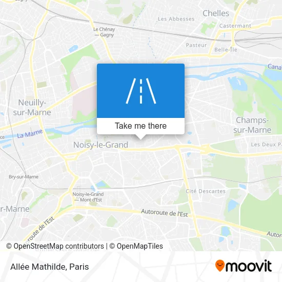 Allée Mathilde map