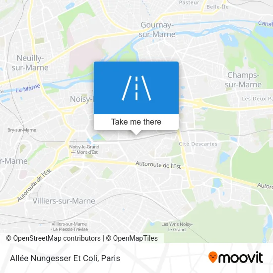 Allée Nungesser Et Coli map