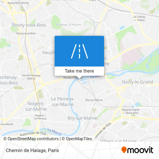 Chemin de Halage map