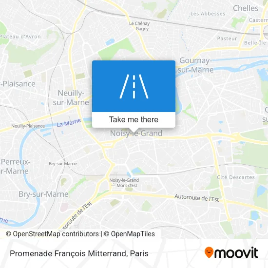 Promenade François Mitterrand map