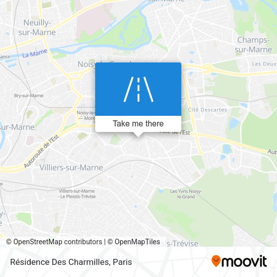 Résidence Des Charmilles map