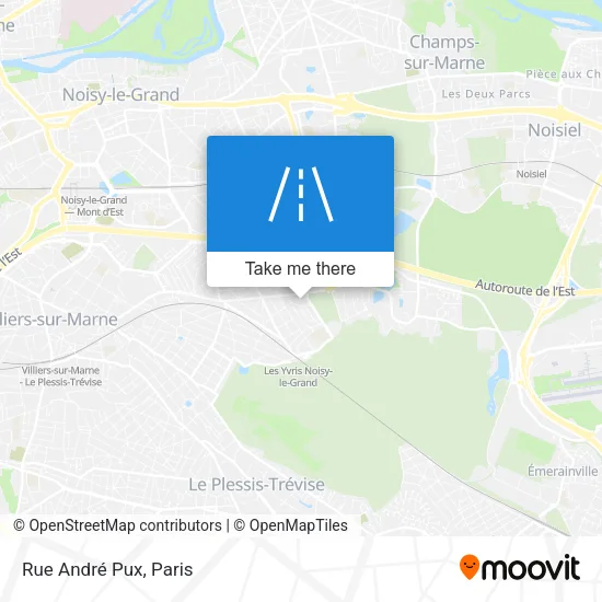Rue André Pux map