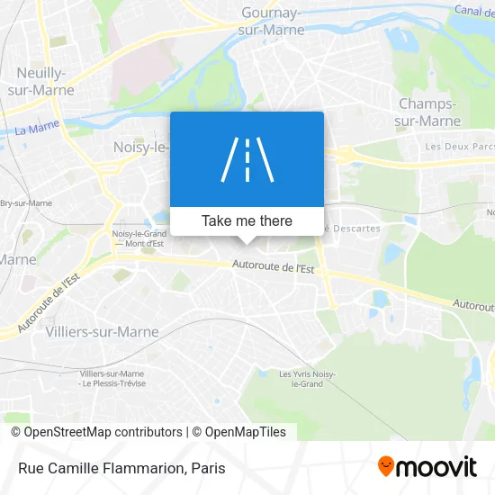 Rue Camille Flammarion map