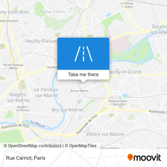 Mapa Rue Carnot