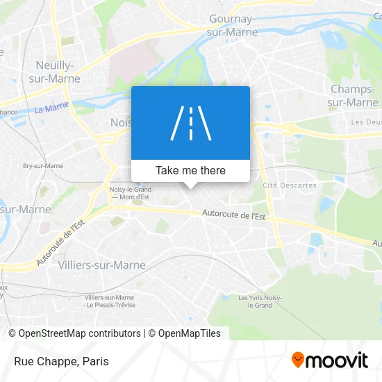 Rue Chappe map