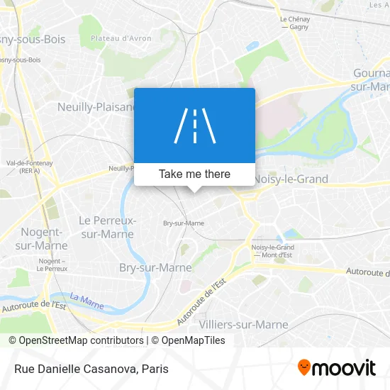 Rue Danielle Casanova map