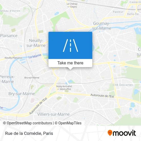 Rue de la Comédie map