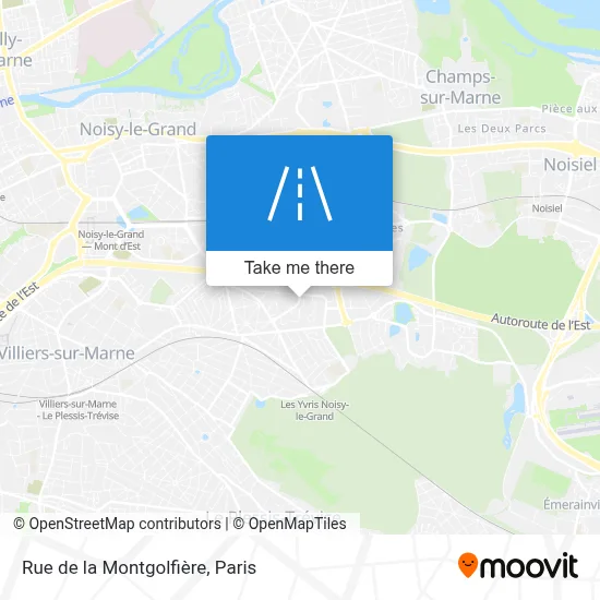 Rue de la Montgolfière map