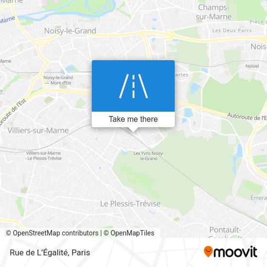 Rue de L’Égalité map