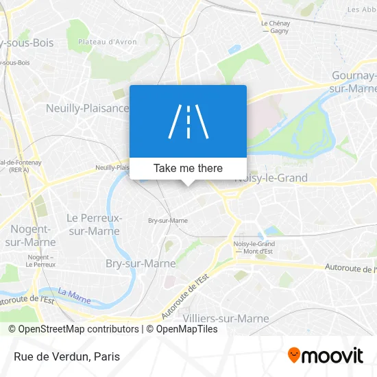 Rue de Verdun map