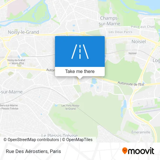Rue Des Aérostiers map