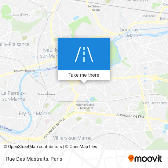 Rue Des Mastraits map