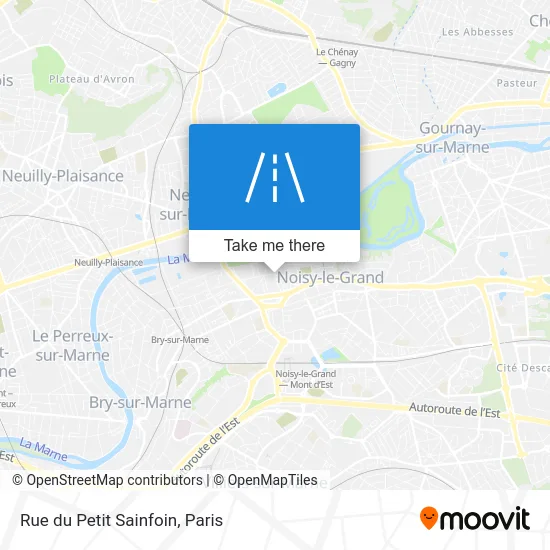 Rue du Petit Sainfoin map