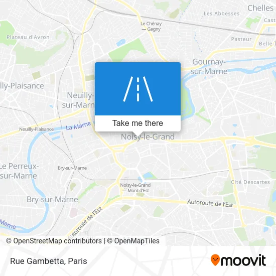 Rue Gambetta map