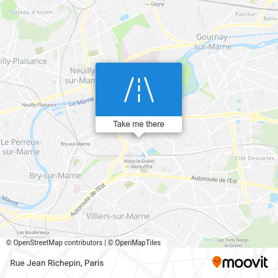 Rue Jean Richepin map
