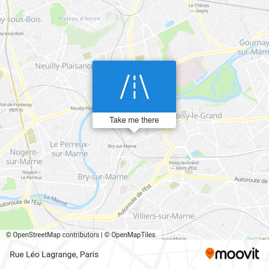 Rue Léo Lagrange map