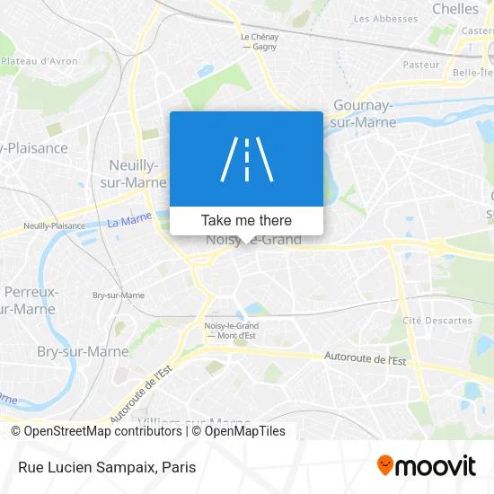 Rue Lucien Sampaix map