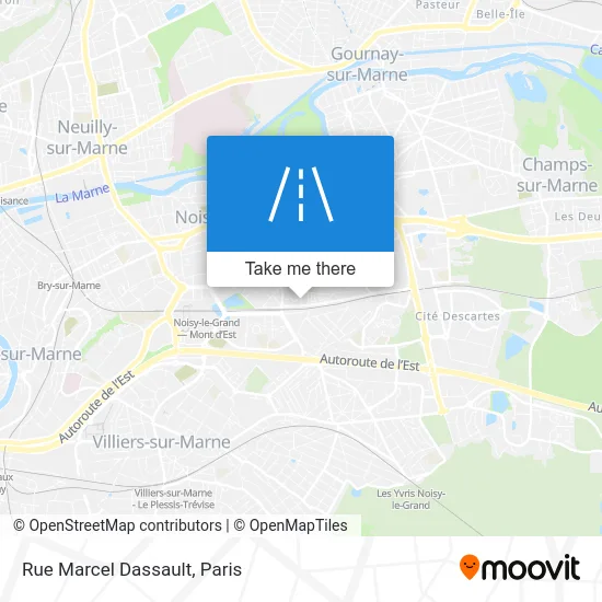 Rue Marcel Dassault map