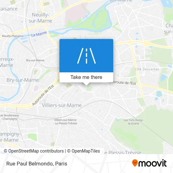 Rue Paul Belmondo map