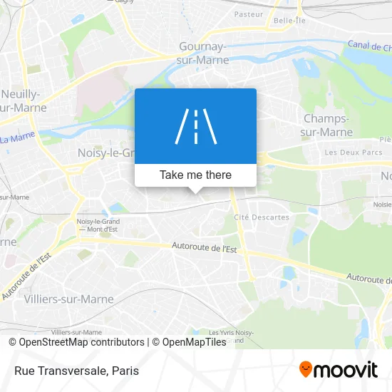 Rue Transversale map