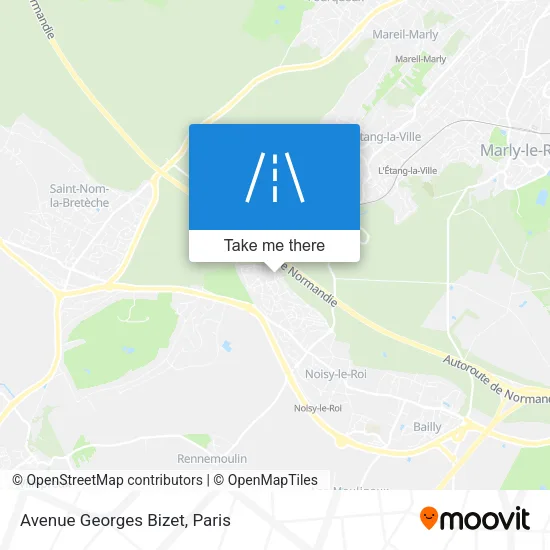 Avenue Georges Bizet map