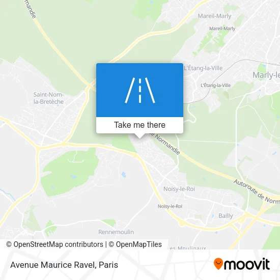 Avenue Maurice Ravel map
