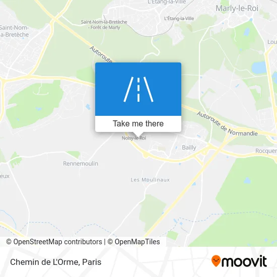 Chemin de L'Orme map